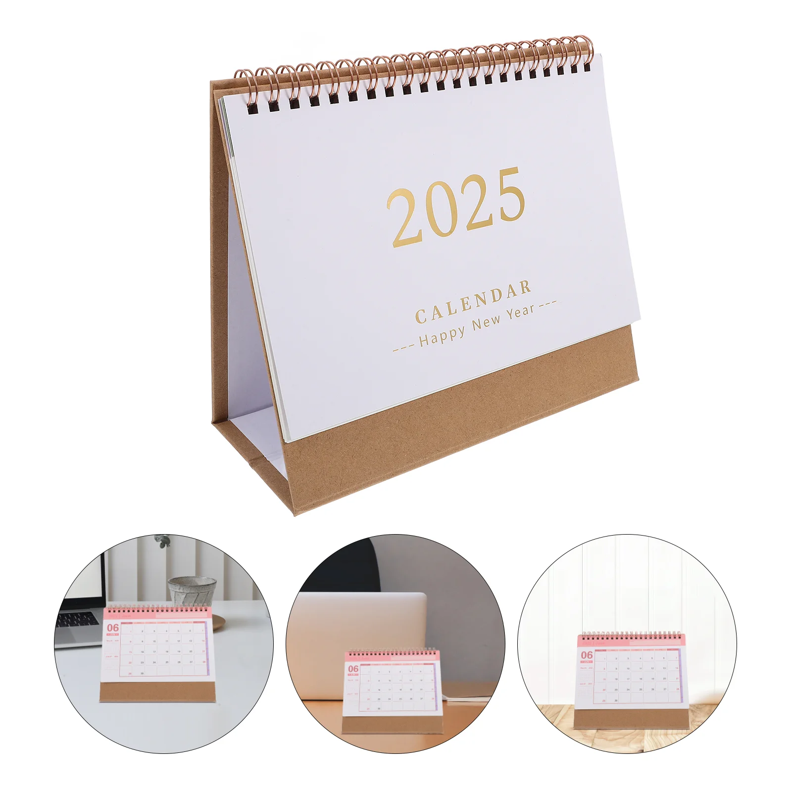 

2025 Desk Calendar Daily Use Month Academic Office Household Standing Mini Decoration Decorations