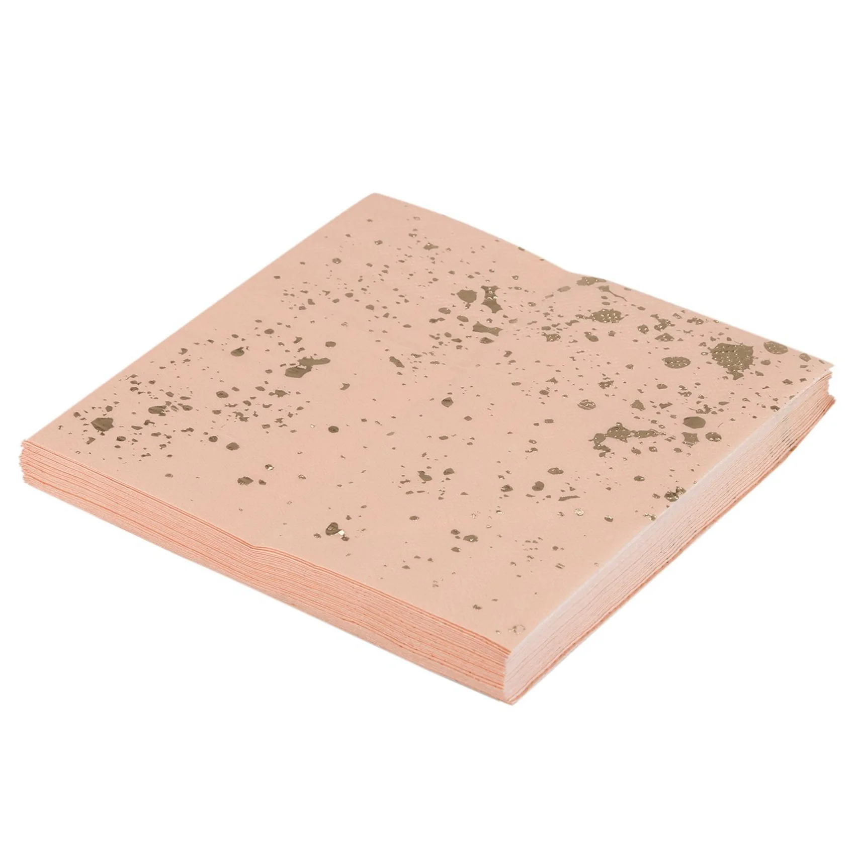 40X Set di stoviglie usa e getta con texture in marmo rosa con blocchi dorati Tovaglioli di carta Forniture per stoviglie di carnevale per matrimoni