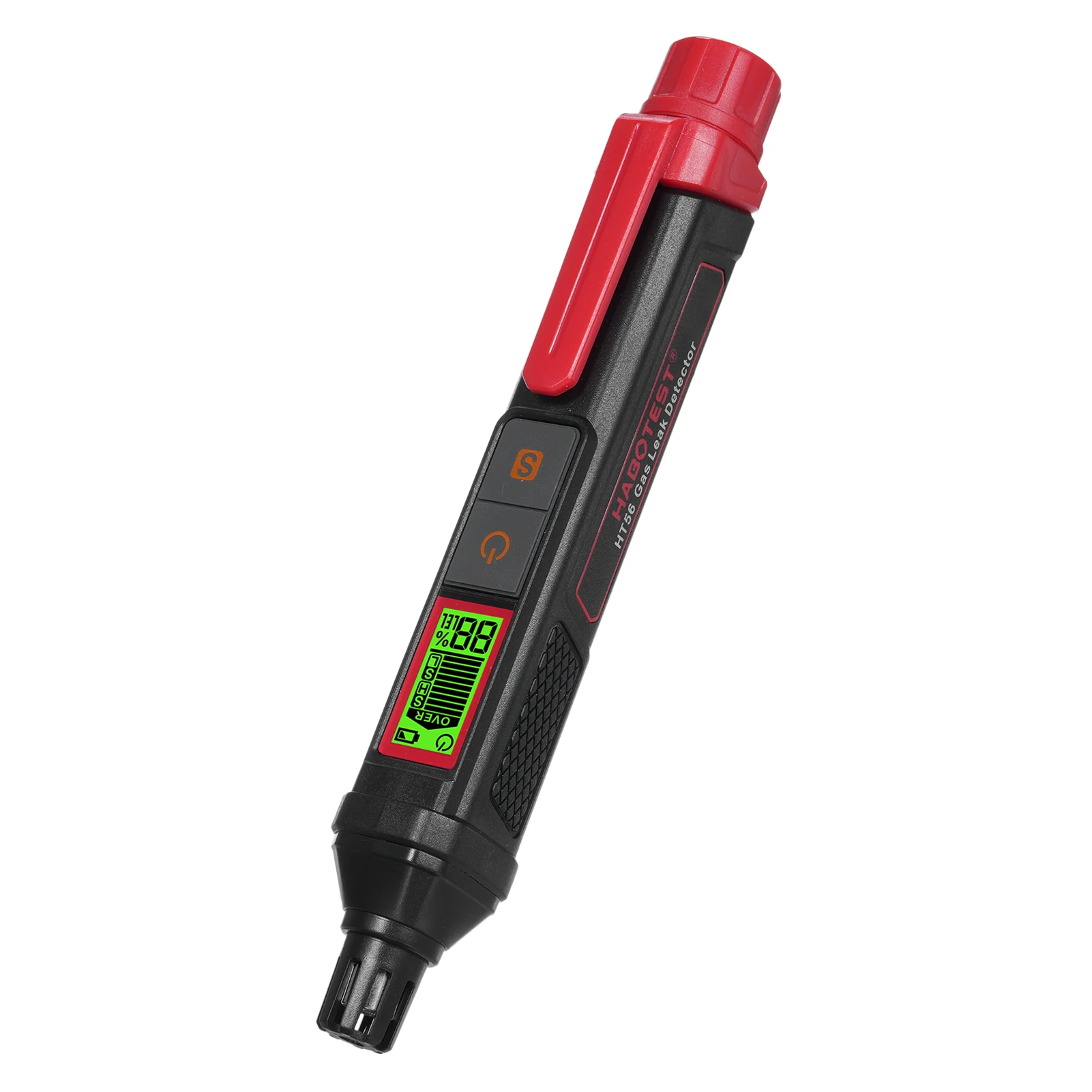 HABOTEST HT56 Pen-Type Gas Leak Detector with Audible and Visual Alarms Highly Sensitive Sniffer Natural Gas Detector to Locate