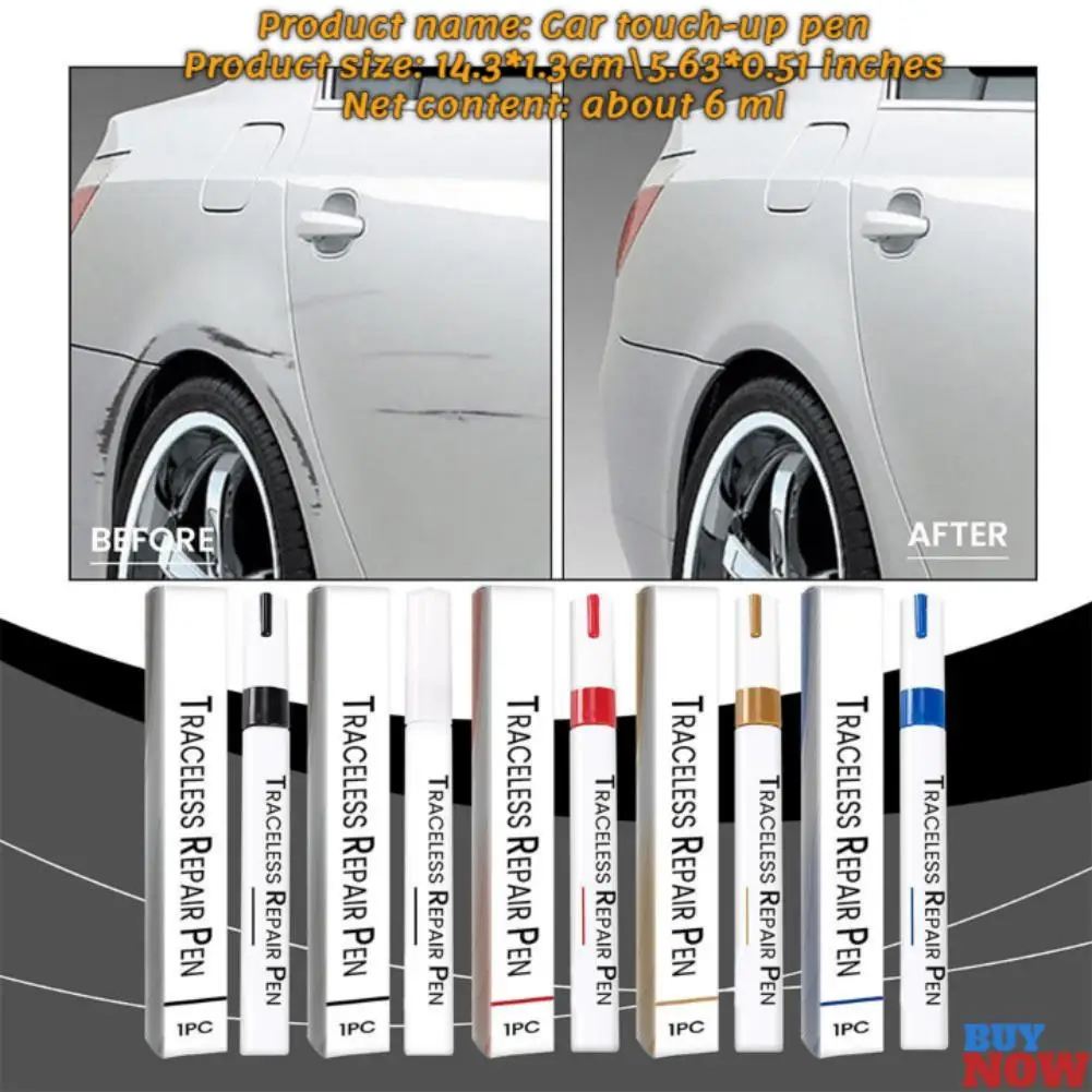 Universal 5 Colors Car Scratch Repair Paint Pen Auto Touch Up Pen Car Scratches Clear Remover DIY Waterproof Pen Car Accessories