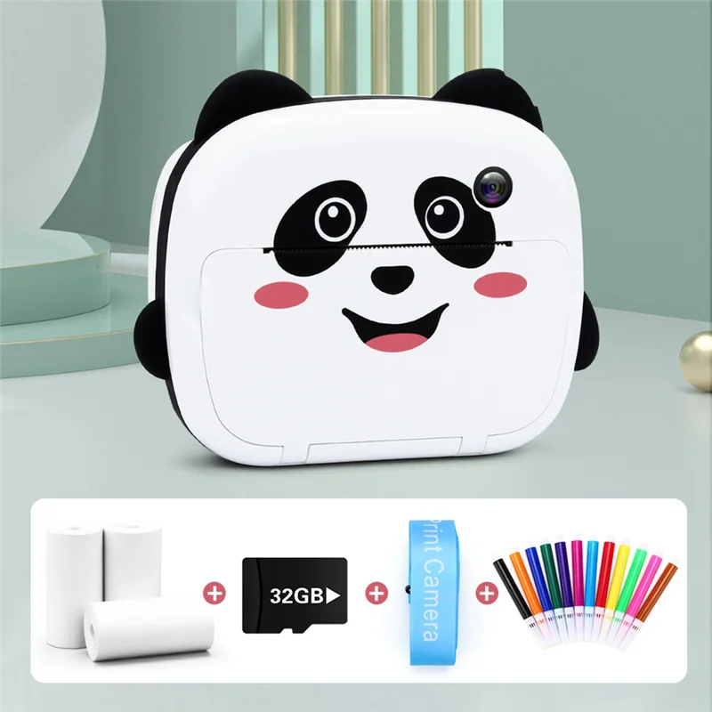 GOB-oInstant พิมพ์กล้องการพิมพ์ความร้อนกล้องถ่ายภาพเด็ก WIFI กล้องดิจิตอลของเล่นเด็ก 1080P HD