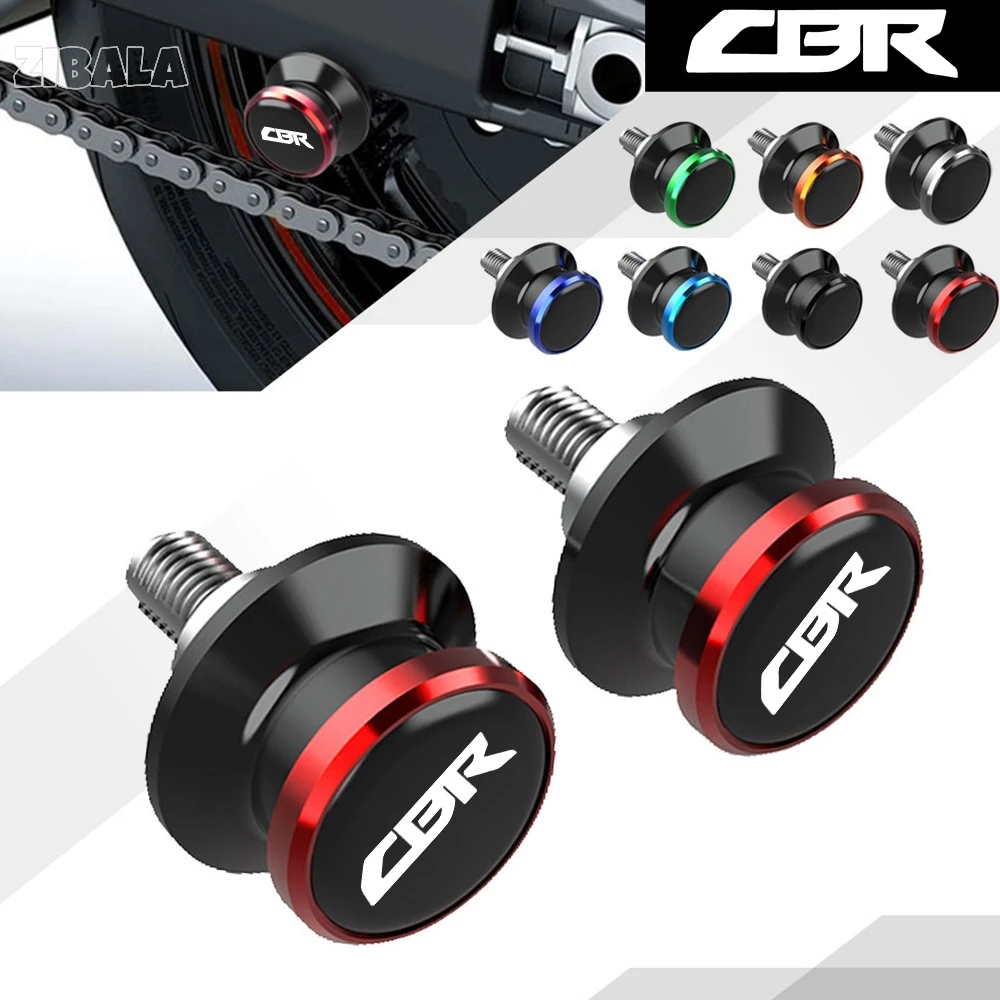 8MM Schwingarm-Spulen-Schieber-Schrauben-Ständer für HONDA CBR600RR CBR1000RR CBR954RR CBR 900RR 954RR 250R Motorradzubehör