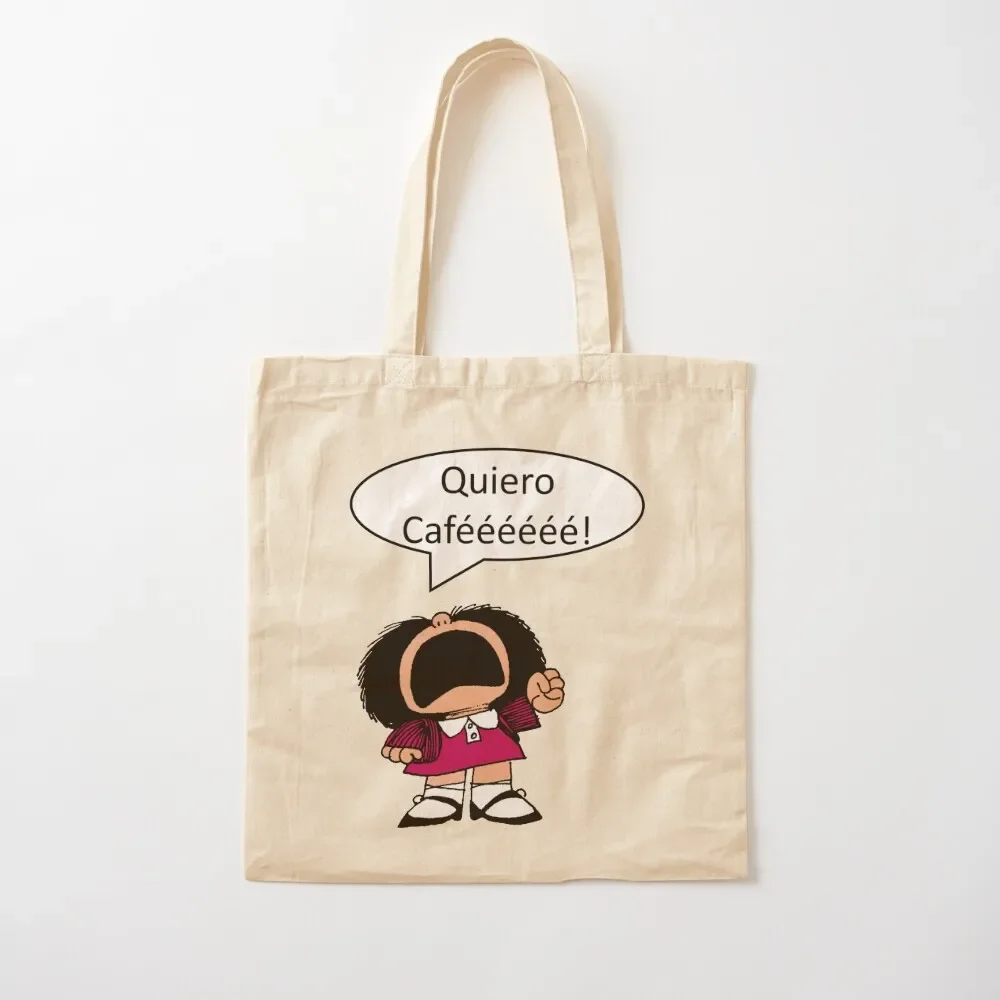 

Mafalda, Coffee, Coffee Tote Bag large tote bag shopping trolley bag Women's Shopper handbag