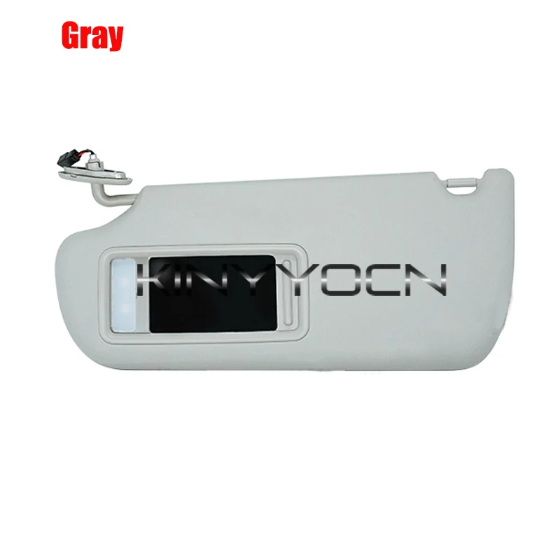 حاجب من الشمس للسيارة باللون الرمادي لـ FAW Besturn X80 2017 2018 حاجب شمس جانبي مع مرآة مع ضوء #3