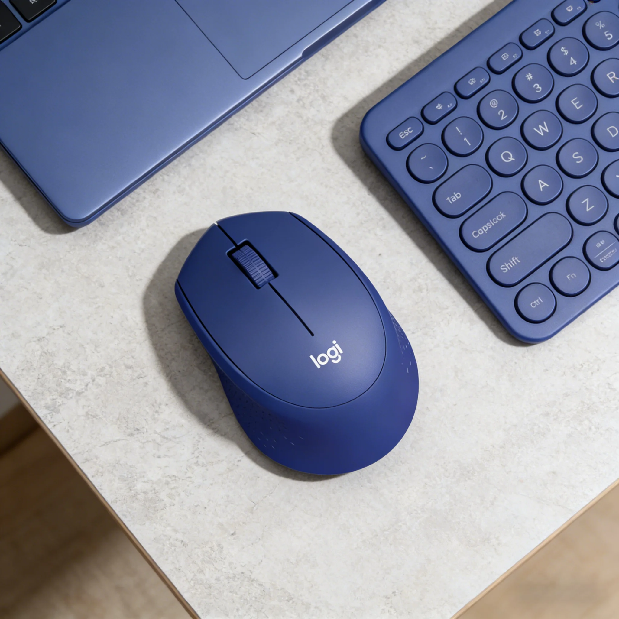 Logitech M330 Silent Plus Wireless Mouse 2.4GHz Ergonomic 18-Month Battery for Office Home PC Laptop