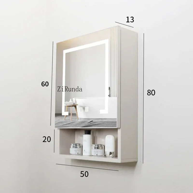 Умный зеркальный шкаф для ванной комнаты, алюминиевый сплав, туалетный шкафчик, настенный зеркальный шкаф, мебель для ванной комнаты Armario Baño FYBC