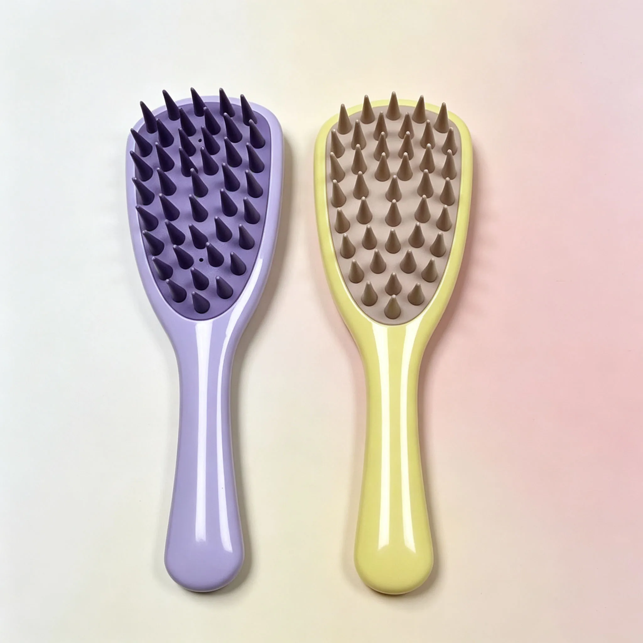 Long Handle Shampoo Brush Silicone Scalp Massage Comb Hair Washing Brush Head Massager Bath Brush Body Scrubber Hair Accessories