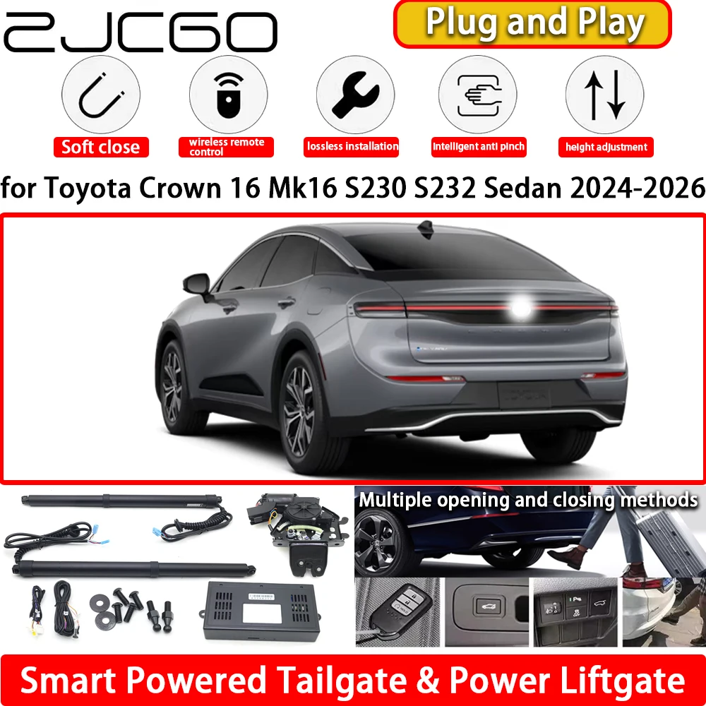

for Toyota Crown 16 Mk16 S230 S232 Sedan 2024-2026 Automatic Electric Powered Tailgate Power Liftgate Tail Gate Lift Kit System