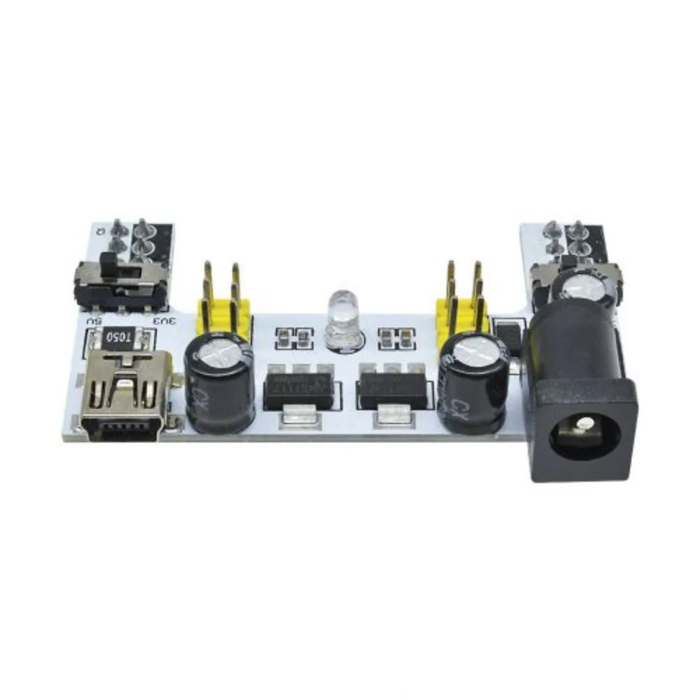 DC 3,3 V 5V Micro Mini USB MB102 módulo de placa de pruebas de 2 canales MB102 módulo de alimentación de placa de pruebas MB-102 placa de pan sin soldadura