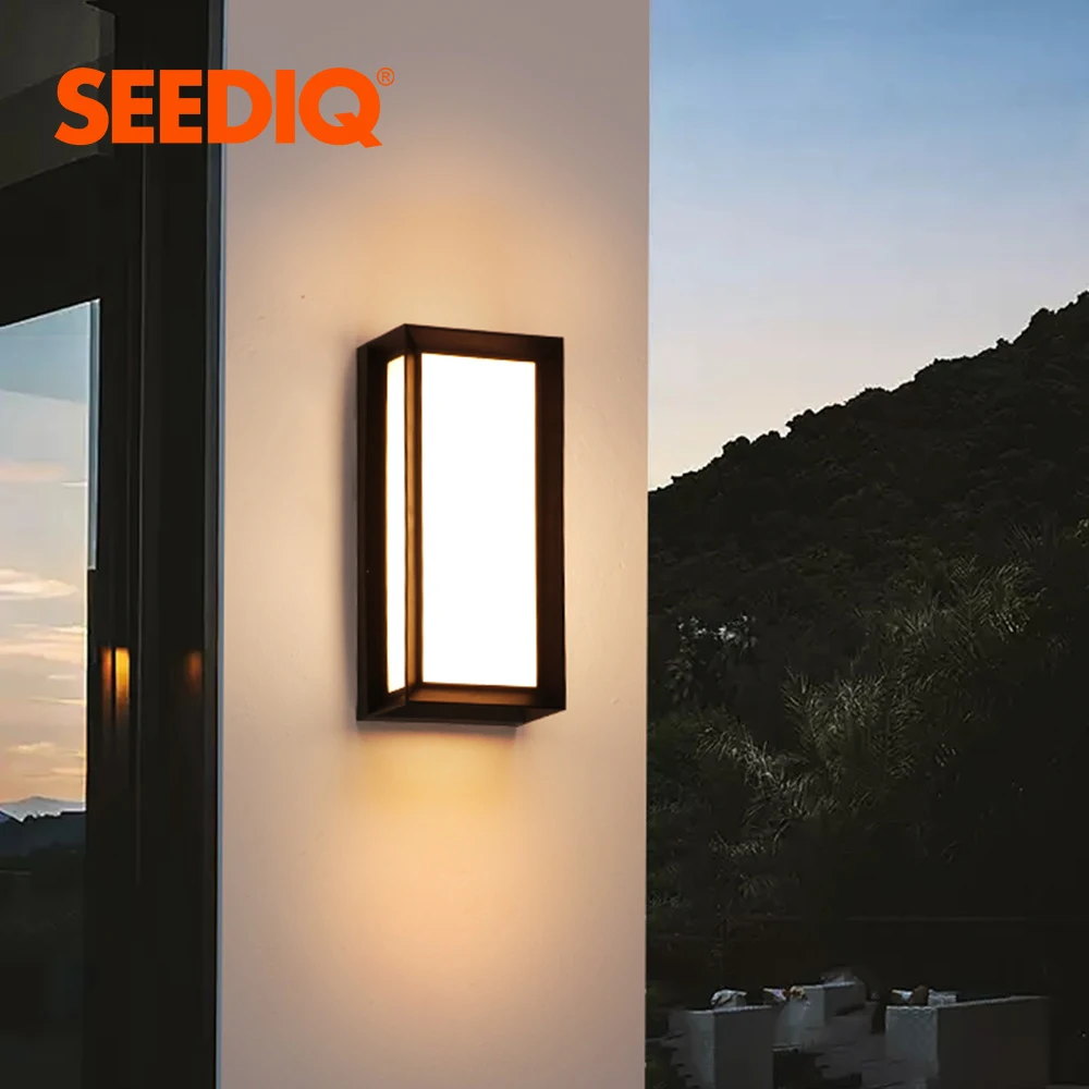 

24 Вт IP65 Водонепроницаемые светодиодные настенные светильники AC85-265V Современные уличные настенные бра Коммерческий настенный уличный садовый светильник 3000k