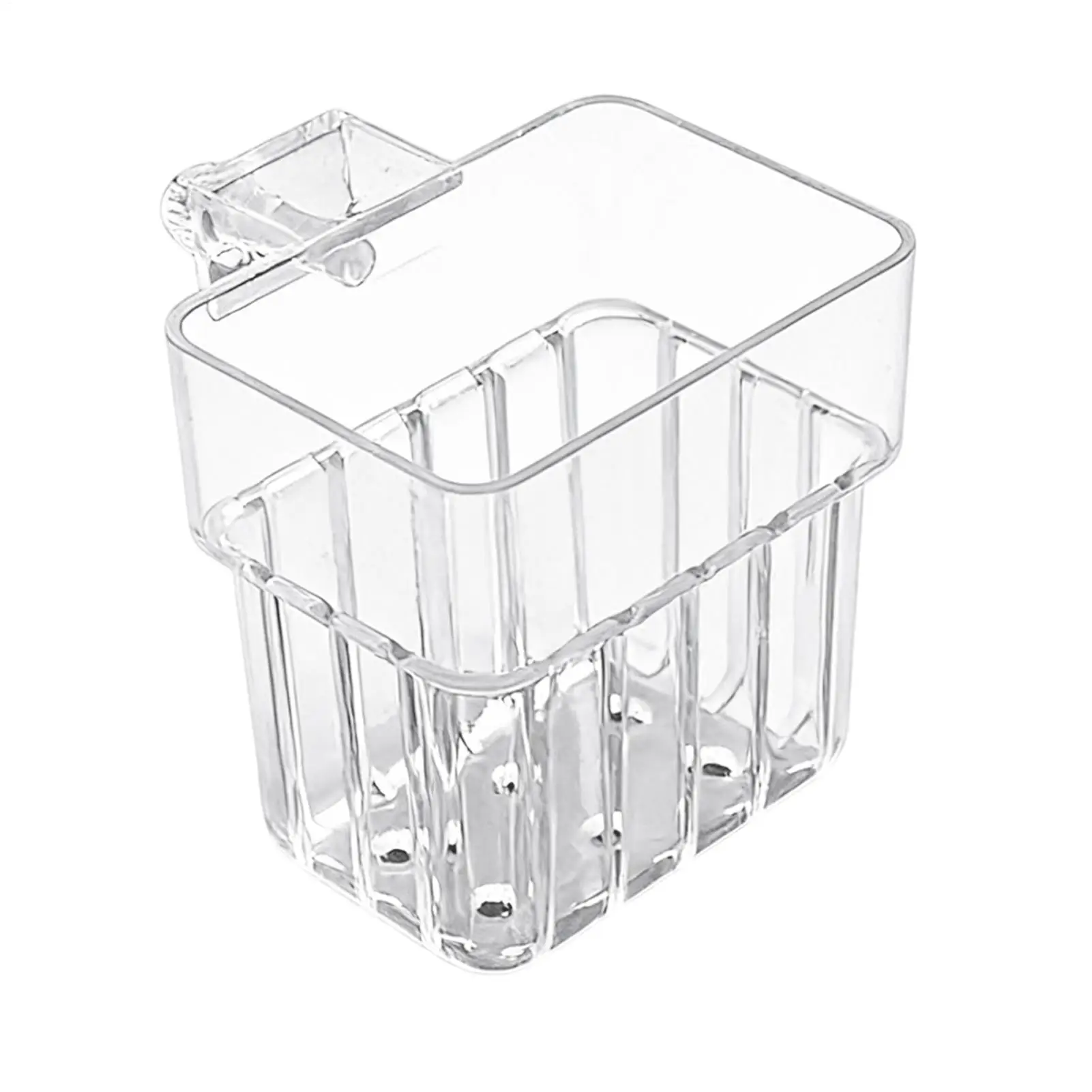 Fish Tank Plant Holder Transparent Hangable Pot Aquarium Planter for Hydroponic System Indoor Home Cultivation Workplace