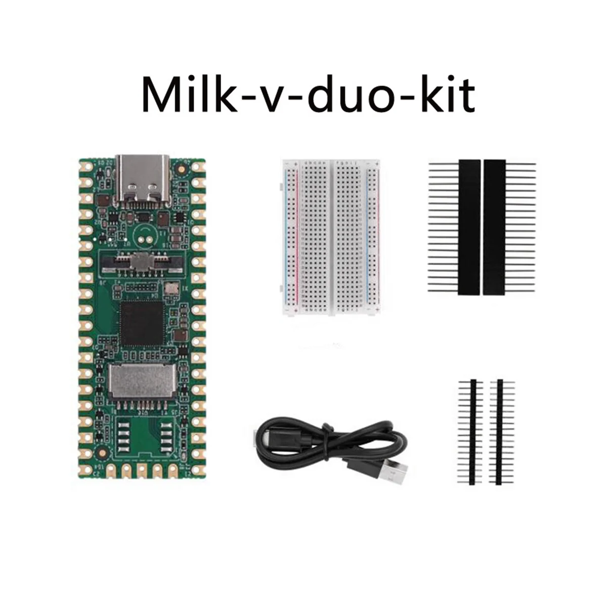 RISC-V Milk-V Duo Development Board Kit Dual Core CV1800B Support Linux for IoT Enthusiasts DIY