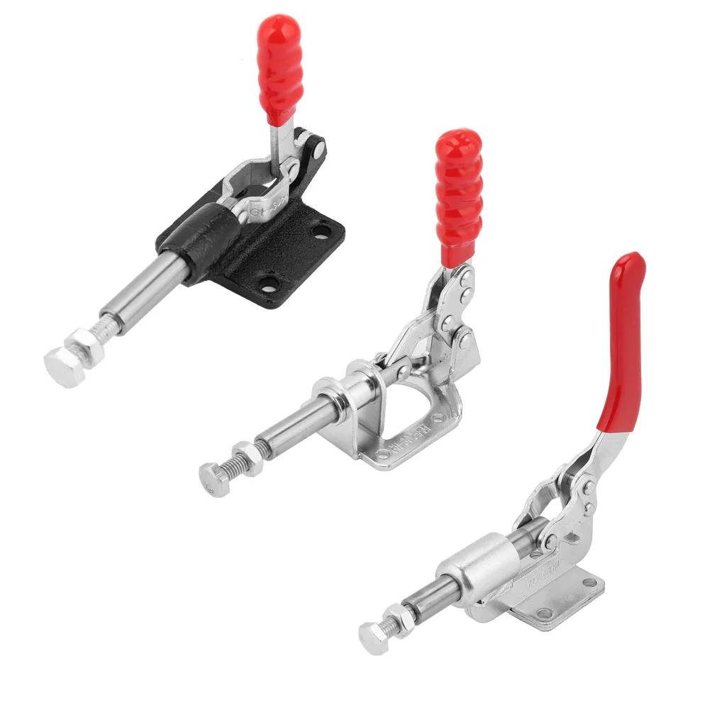 Iron Galvanized Quick Fixed Toggle Clamp Holding Latch Push Pull Action Hand Tool