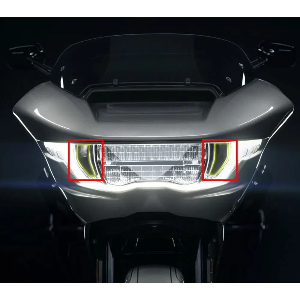 1 Pair Motorcycle Inner Fairing Air Duct For Harley Touring Road Glide CVO/SE ST FLTRXSE FLTRXSTSE FLTRX 2023-26 Black Vent Duct
