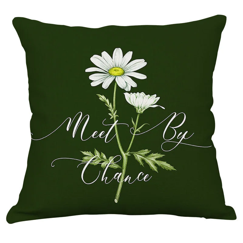 Linlamlim Cushion Cover Green Pillowcase Pillow Covers Throw Pillow Cover for Bedroom Bed Living room Sofa Car Accessories