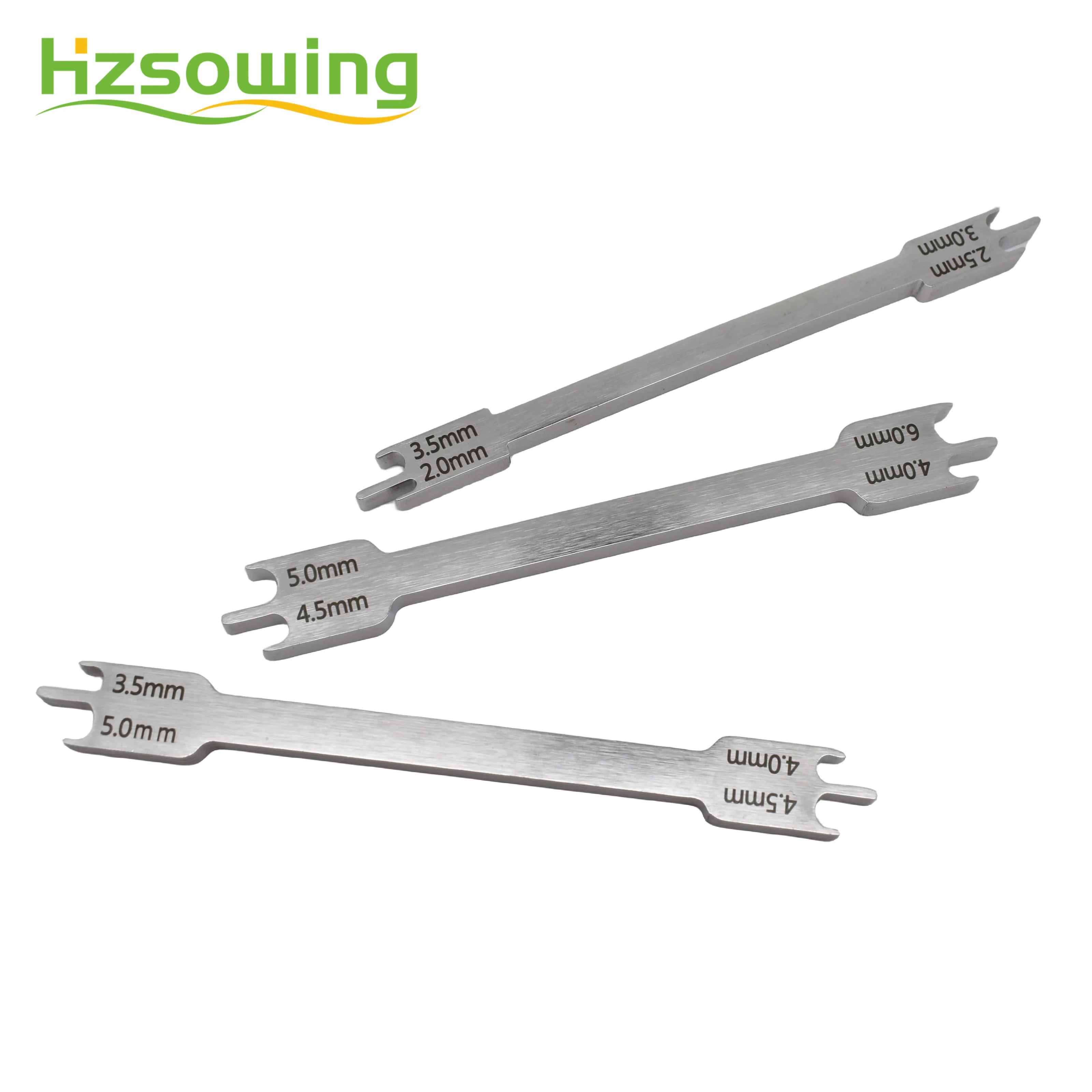 Dental Bracket Gauge Locator Stainless Steel Rod Bracket Positioner Orthodontic Materials Instruments Size 2.0-6.0