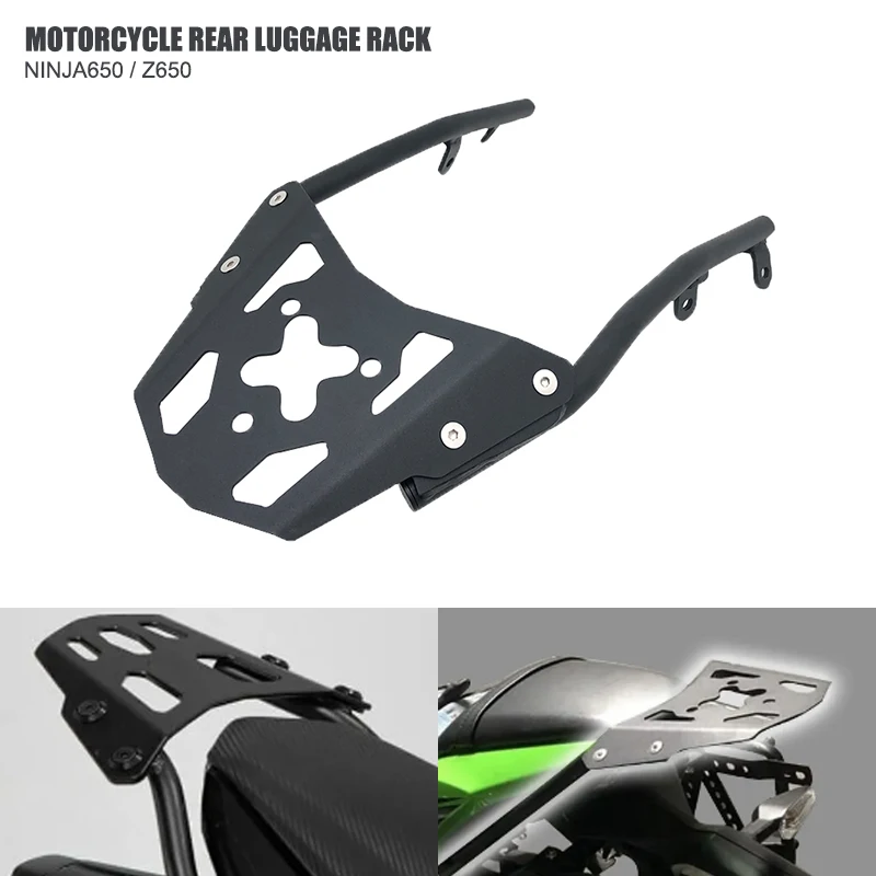 

Rear Luggage Rack Carrier Support Shelf Holder Trunk Bracket For KAWASAKI For Ninja 650 EX650 Z650 Z 650 2017-2022 Motorcycle