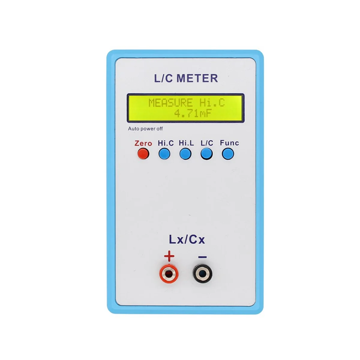 Imagem -02 - Lcd Digital Capacitância Medidor Lcd 1pf100mf 1uh-100h Lc200a