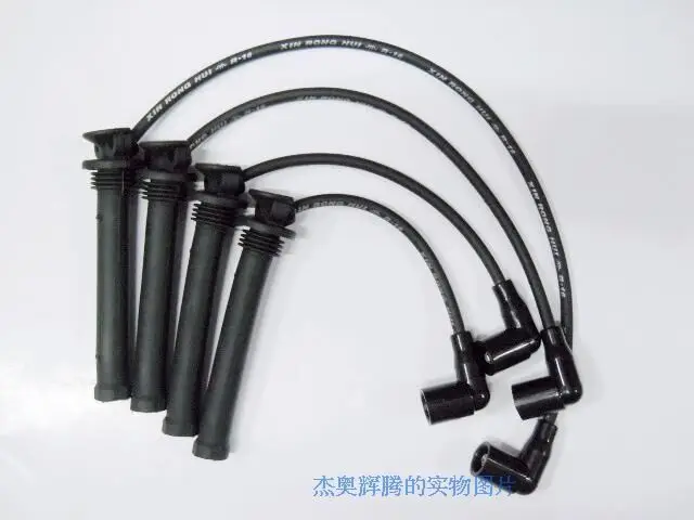 Genuine parts High quality 1 set  15cm Ignition wires high tension cable A11-3707130HA for Chery tiggo 5 A3 A5 481/484 engine