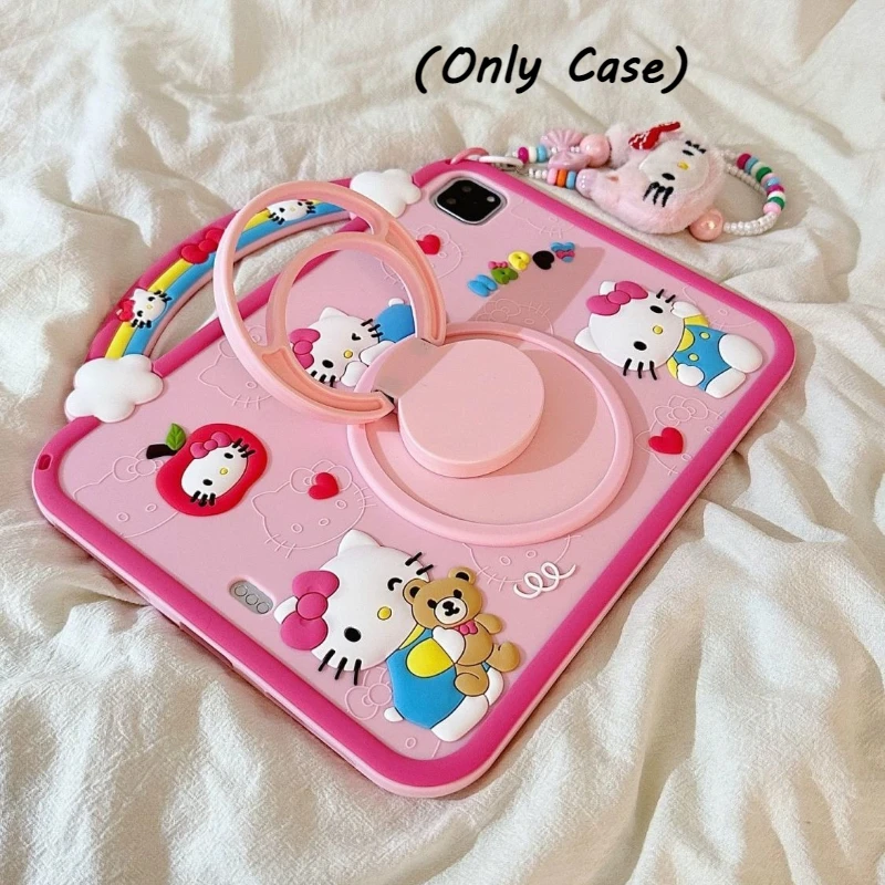

Hello Kitty Ipad Case 2025 A16 11th Air7 2024 Air6 11in Tablet Case Pro 22 21 9th 10.2in 10th Gen 10.9in Mini4 5 Kawaii Cover