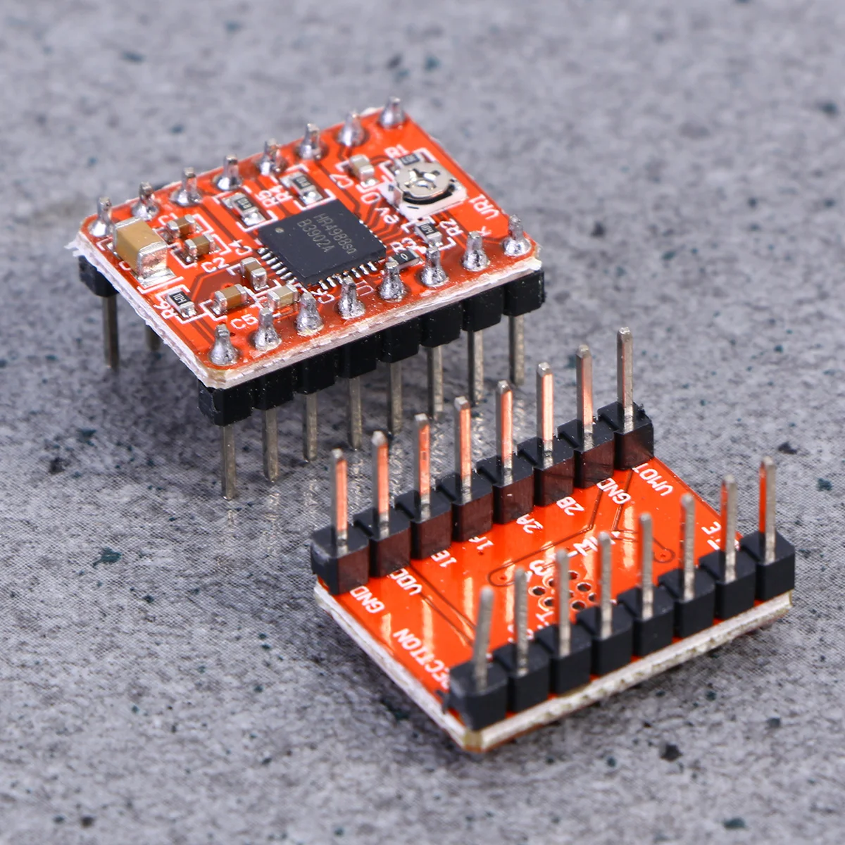 3 pcs A4988 Stepper Motor Driver Module Heat Sink For 3D Printer Reprap Engraving Machine Stepper Pololu Sixteenth