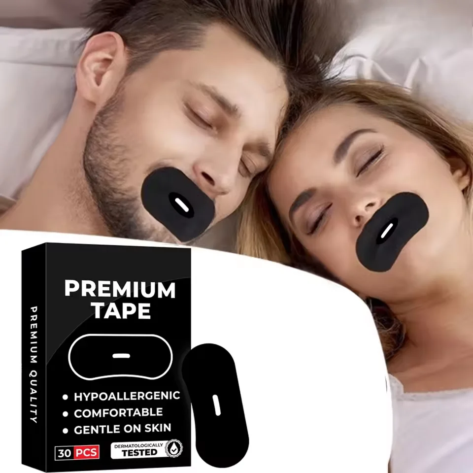 30Pcs Mouth Tape Sleeping Keep Close Prevent Snoring Gentle Sleep Strips Better Breathing for Home Travel Mouth Tape Sleep Aid