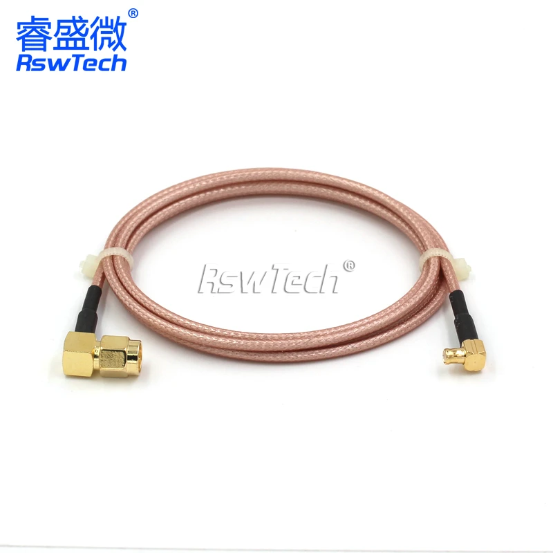 1PCS Adapter Cable MCX To SMA MCX-JW Convert SMA-JW 8-90CM 1M 1.5M 2M Length Connector RG316 Wire