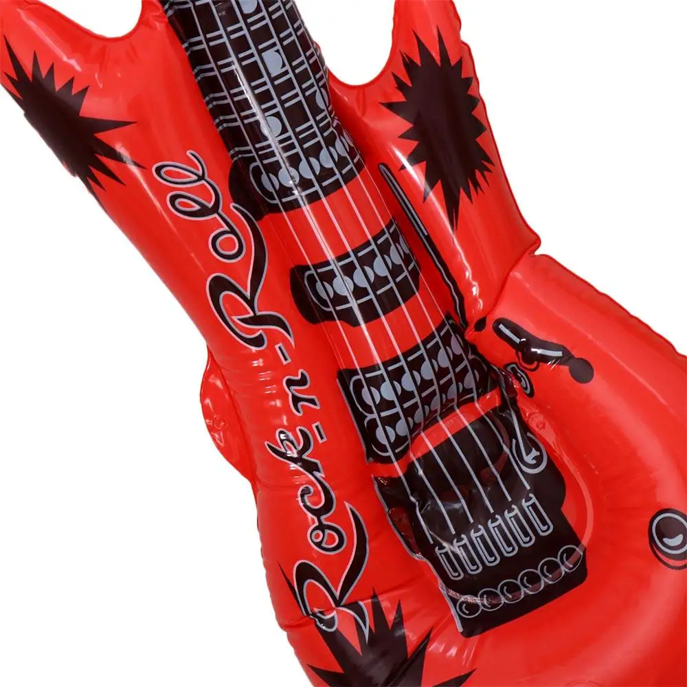 

Надувной музыкальный инструмент из ПВХ, разные цвета, креативный надувной воздушный шар для гитары, декоративные воздушные шары из фольги для гитары