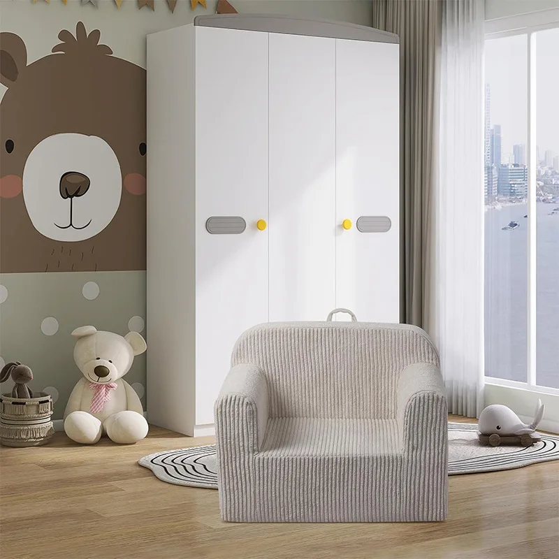 

Трансграничный детский диван-кресло на заказ, флис ягненка, губка высокой плотности, наполнитель с пружинной спинкой для чтения мальчиков и девочек