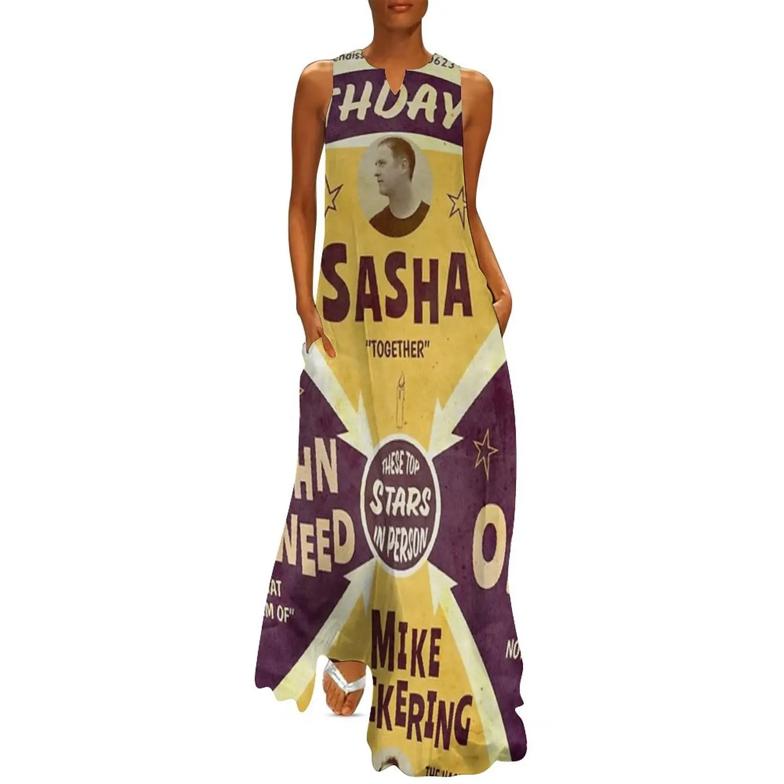 عصر النهضة نوتينغهام 1st عيد ميلاد 1993 ساشا جون Digweed مايك المنتقى إيان أوسيا فستان طويل ملابس فساتين السهرة للسيدات #1