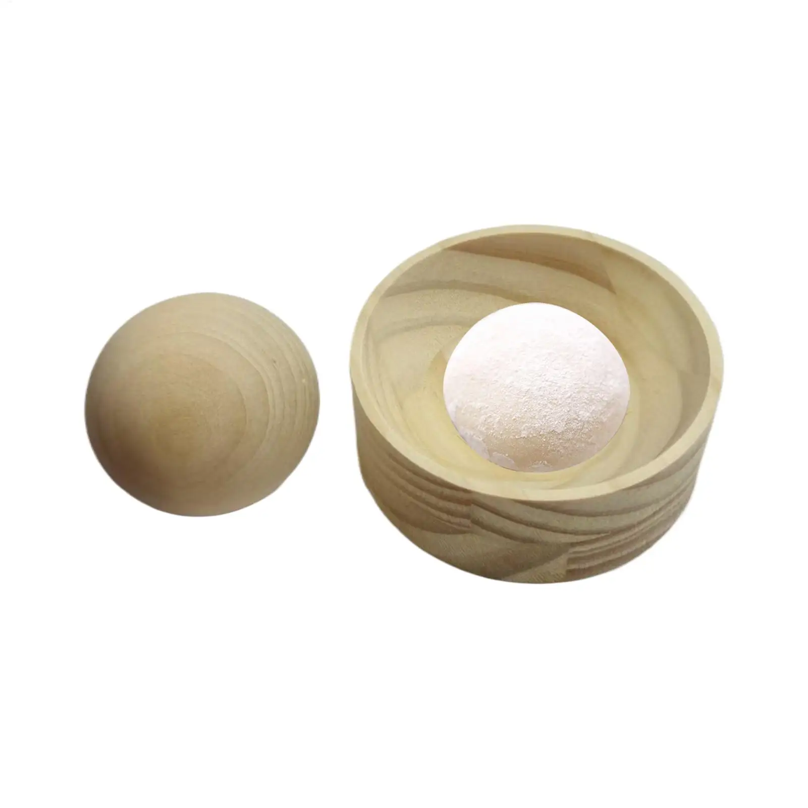 Wooden Dumpling Maker Press Tool Mold with Ball Manual Dough Skin Presser Hand Pie Rolling Tool Quick Dumpling Wrapper Maker