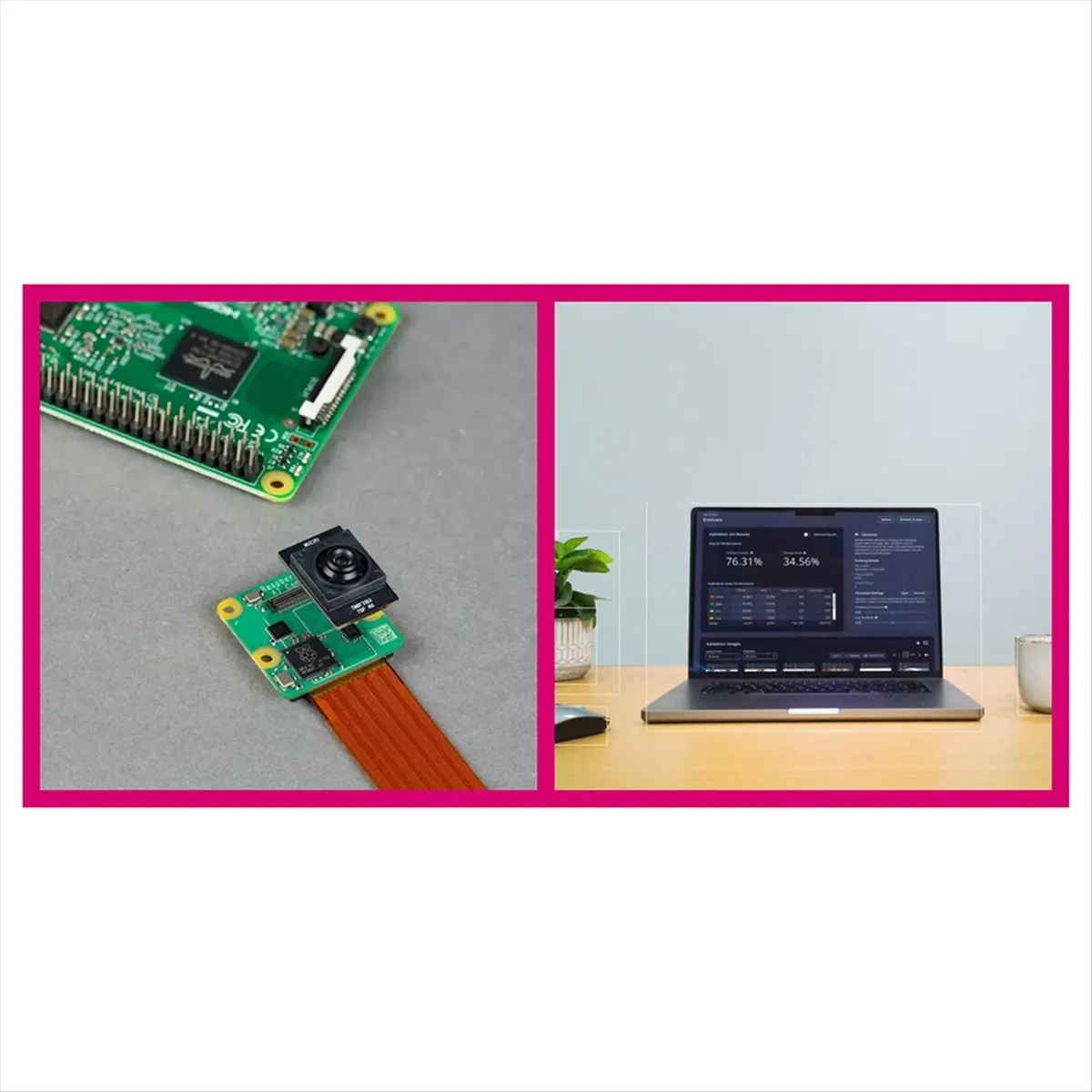 AAAE For Al Camera with 12MP for IMX500 Sensor for Pi 2/3/4/Pi Zero/Pi 5
