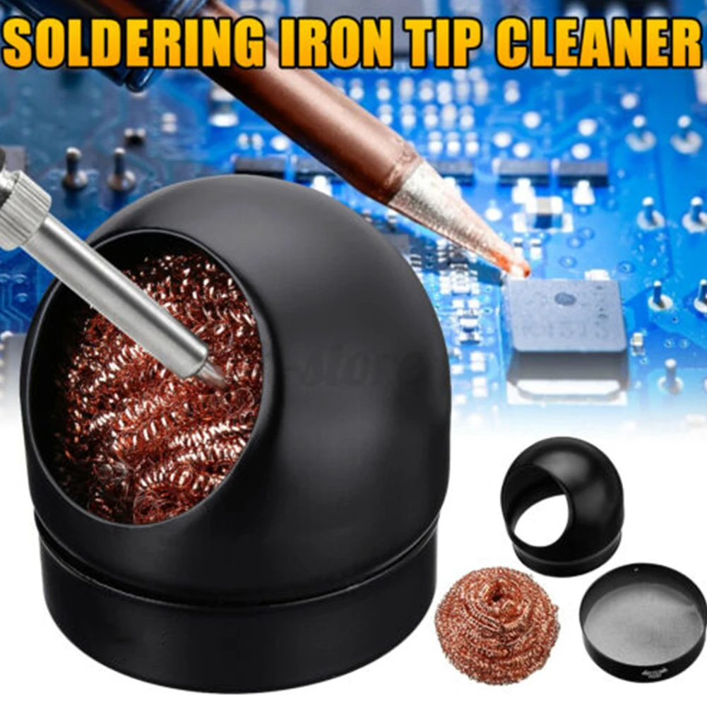 Tool Solder Iron Tip Dross Cleaner Tools Replacement Soldering Spare Welding 60mm Accessories Cleaning Steel Ball