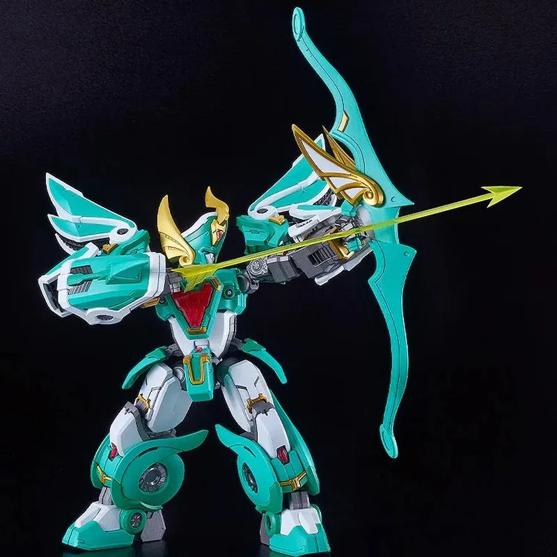 GSC MODEROID Madou King Granzort Windzard Royal Gold Version Assembly Collectible Mecha Action Figure For Hobbyists In Stock