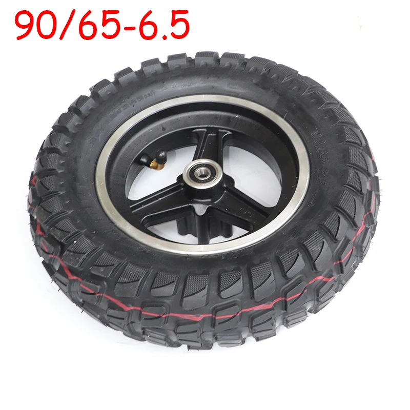 

11 inch 90/65-6.5 thick tires, vacuum off-road tires, vacuum tires with rims, suitable for refitting 11 inch electric scooter