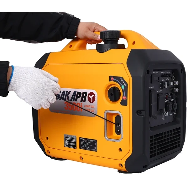 

3500W Portable inverter Generator, gas powered, ultra-silent frequency conversion generator, EPA