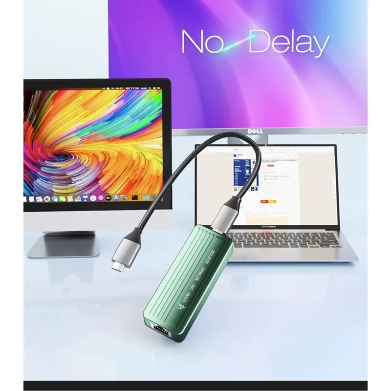 Adattatore Ethernet tipo C 10 Gigabit Supporto Realtek/RTL8159 per Windows 11 Adattatore Ethernet USB-C da 10 GbE USB3.2