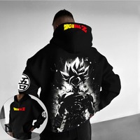 Dragon Ball Men's Hoodie Sweater Goku Kakarot Japanese Anime Summer Autumn Boy Children's Long Sleeve Hip Hop Parent-Child Wear