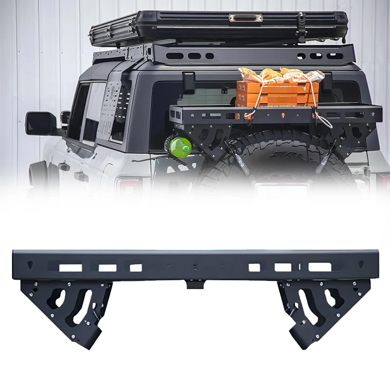 4x4 Spare Tire Carrier Utility Basket  For Jeep WRANGLER JL JK General Offroad  Luggage RacK