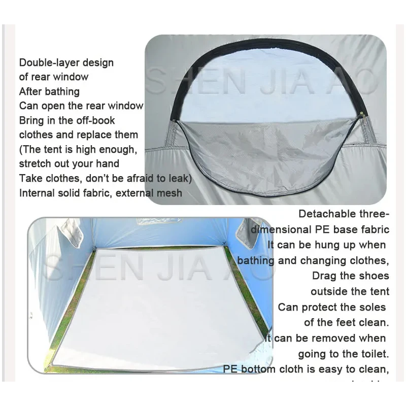 

High Quality Outdoor Camping Shower Tent/Toilet/Change Room Tent/Outdoor Removable Toilet, Fishing Sunshade Awning