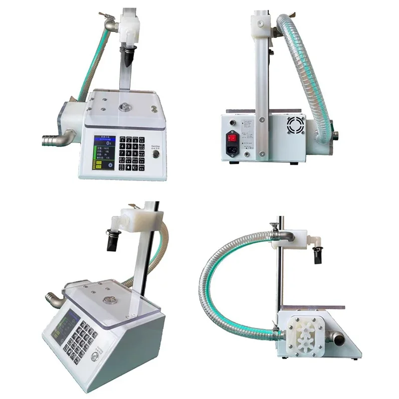 التلقائي بالكامل العسل ملء آلة ، الوزن الكمي ، بالتنقيط واقية الغذاء السائل لزج ، التلقائي بالكامل