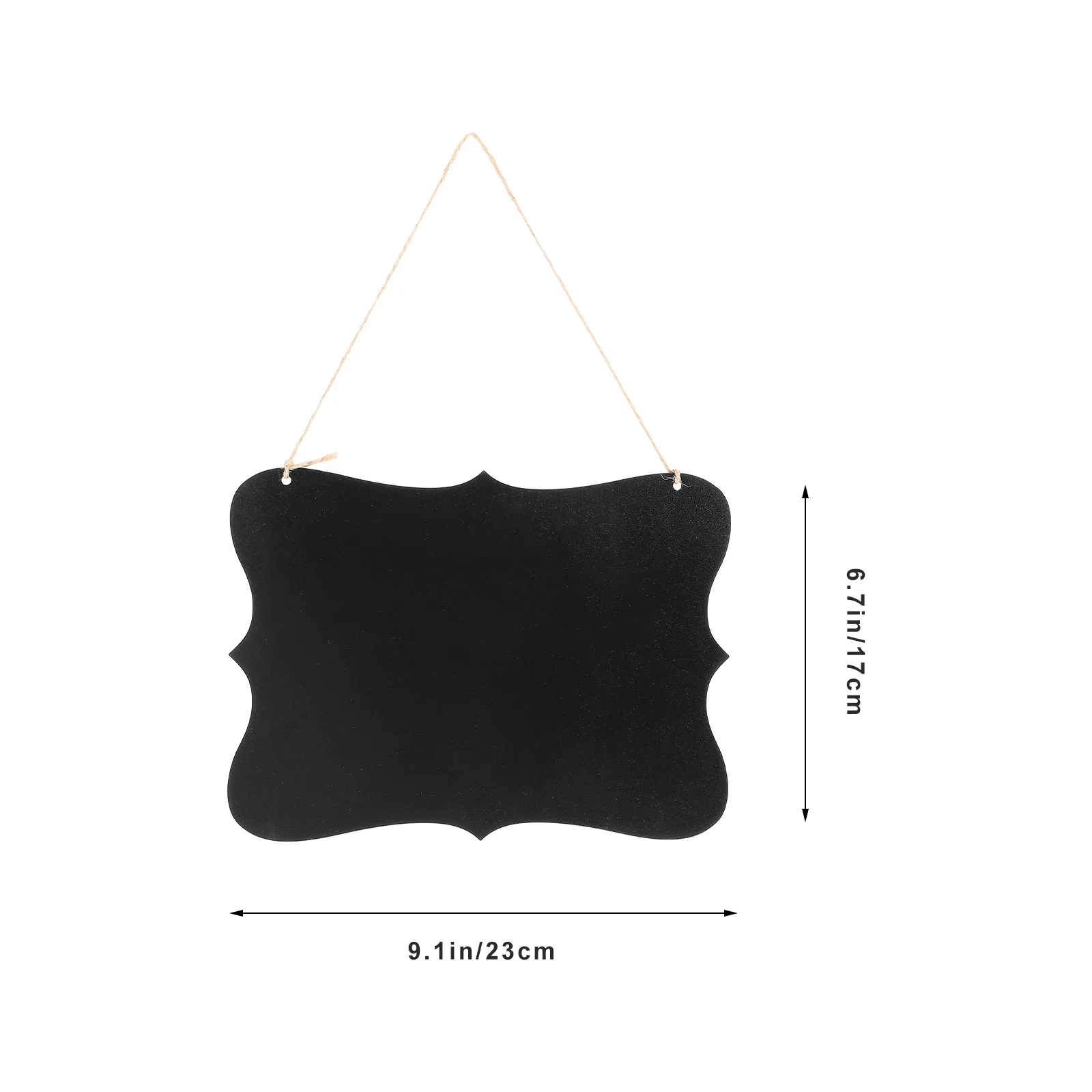 Hanging Chalkboard Sign Double Sided Reusable Message Board for Wall Decor Display Notice Restaurant Use 160210