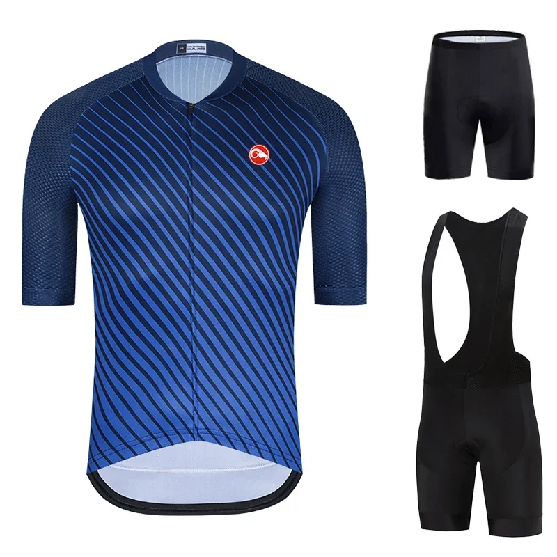 

2025 Cycling Clothing Pro Cycling Jersey Set Men's Mountian Bicycle Clothes Wear Ropa Ciclismo Racing Bike Clothing Cycling Set