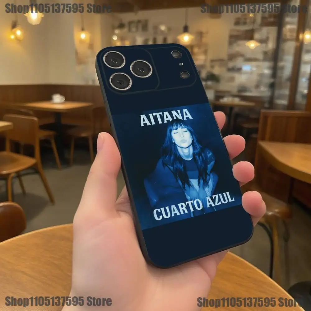 حافظة هاتف A-Aitana CUARTO AZUL لهاتف iPhone 17,16,15,14,13,12,11,Pro,XS,Max,XR,Plus,E,SE4,غطاء ناعم أسود صغير #4