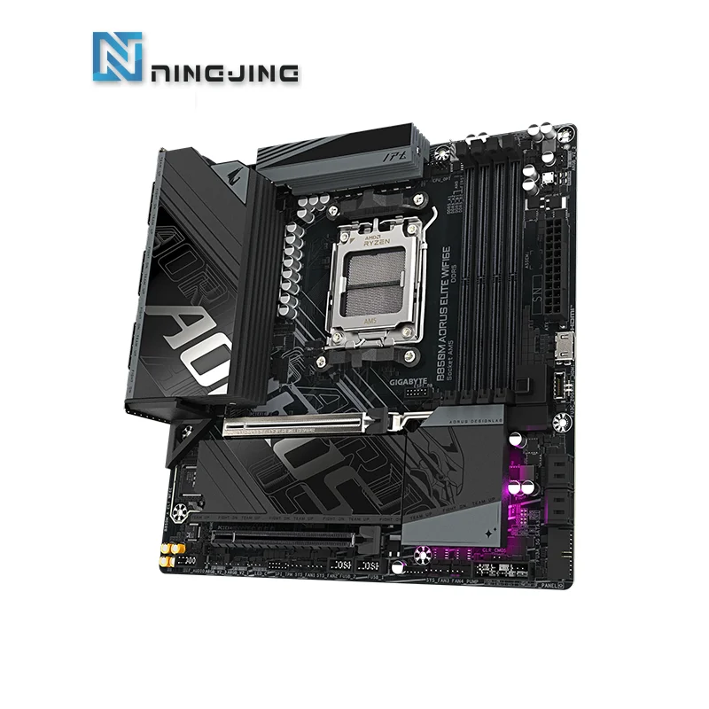 GIGABYTE GA B850M AORUS ELITE WIFI6E اللوحة الأم الجديدة مايكرو ATX AMD المقبس AM5 AMD B850