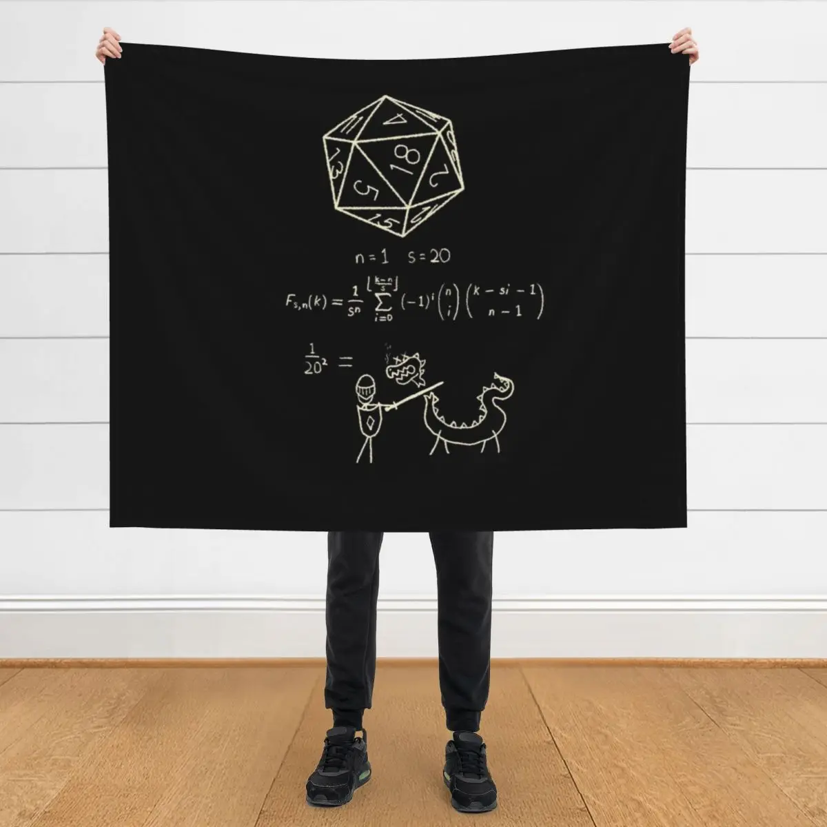 

The science of 20 sided dice. Throw Blanket Furry Quilt Hairys Soft Plaid Blankets