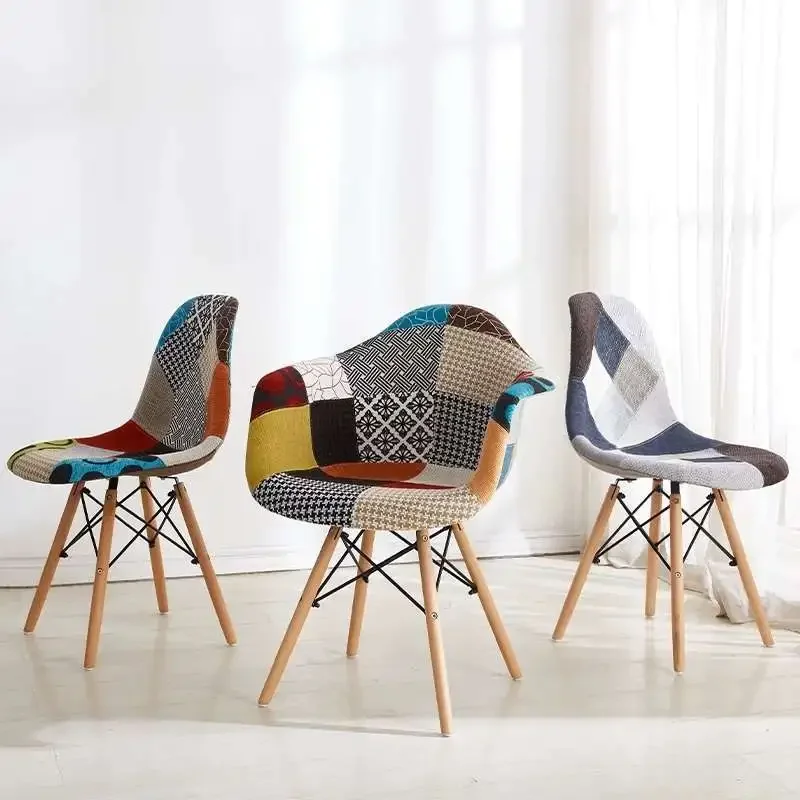 

Home Leisure Modern Chairs Living Room Furniture Dining Chairs With Natural Wood Leg