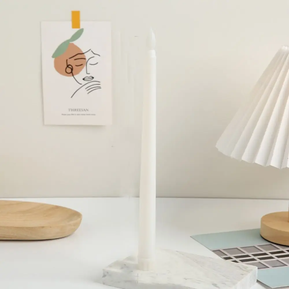 Simulation Led Candles Battery Operated with Flickering Flame Candlesticks Tall Creative Flameless Taper Candles Church