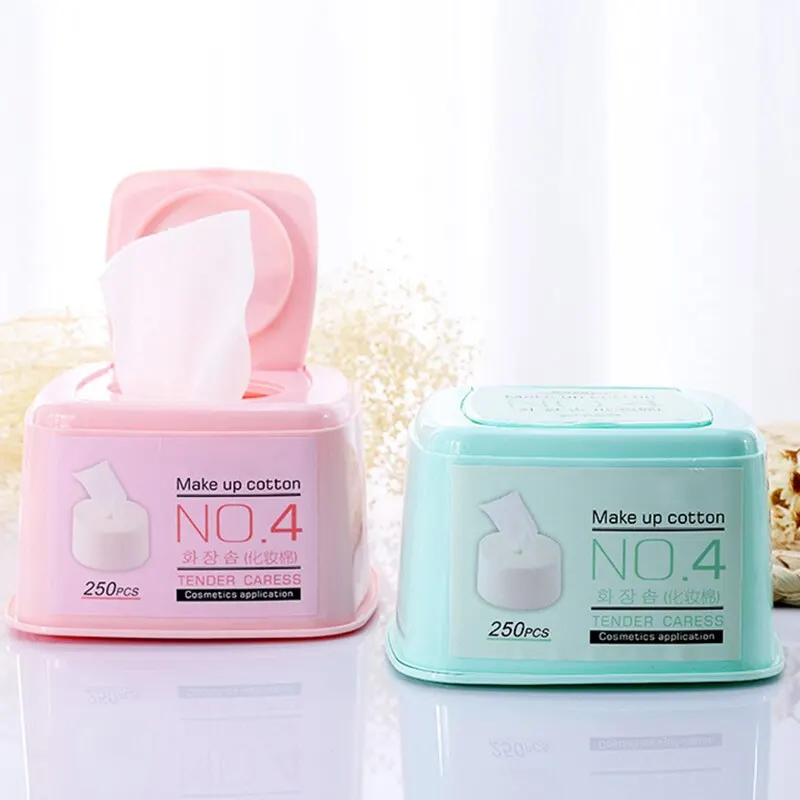 Trang Điểm Cotton Vẽ Loại 250 Rút Siêu Tiện Lợi Không Pilling Không Bám Cặn Bẩn