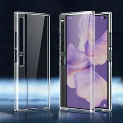 Transparent Phone Case for HUAWEI Mate Xs 2 PC Phone Protecter Shockproof Bumper Case for HUAWEI Mate Xs 2 Anti-knock Back Cover